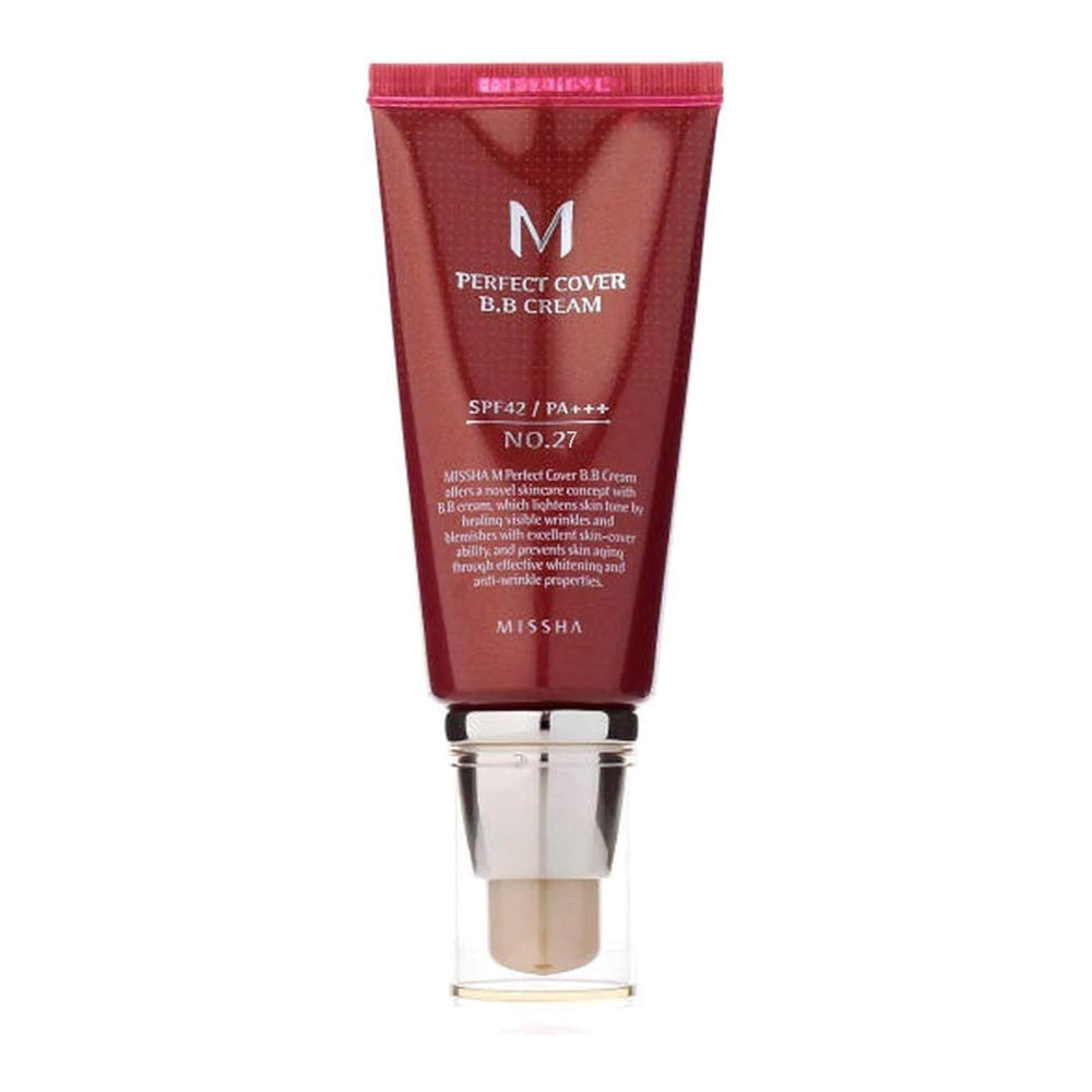 Missha M Perfect Cover BB Cream SPF42 / PA +++ (No. 27 Honey Beige)