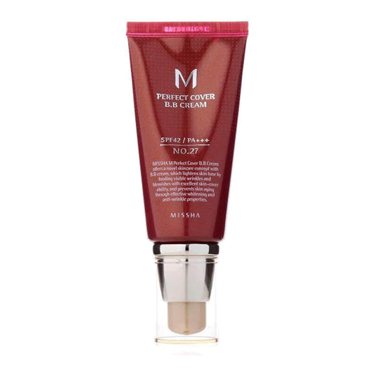 Missha M Perfect Cover BB Cream SPF42 / PA +++ (No. 27 Honey Beige)