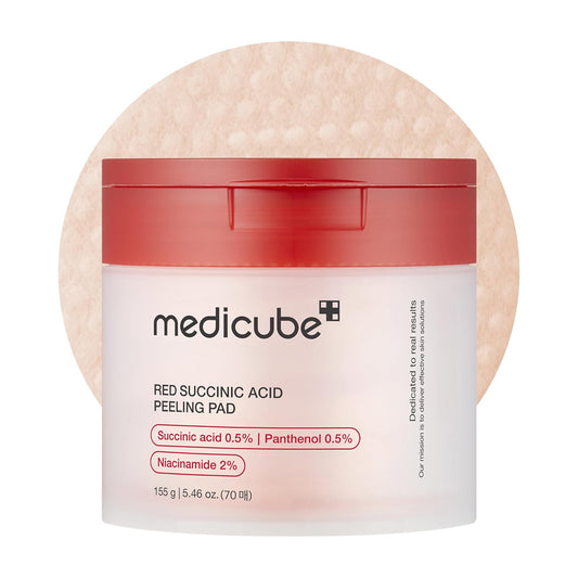 medicube Red Succinic Acid Panthenol Facial Peeling Pads
